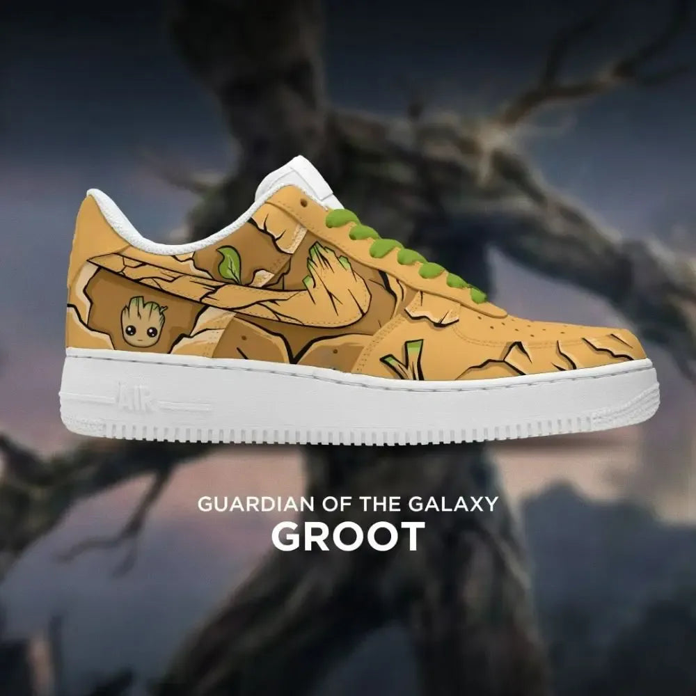 Groot Guardian of The Galaxy Low Top Shoes