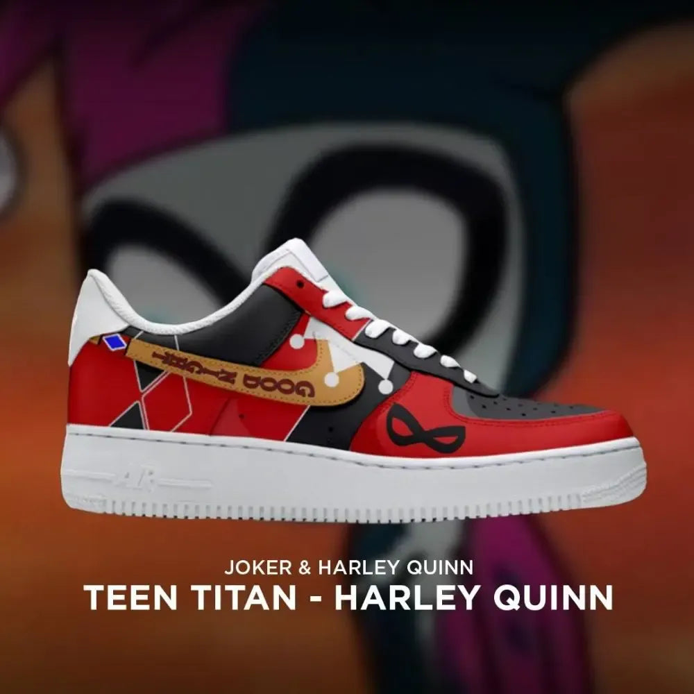 Teen Titan - Harley Quinn Joker Edition Low Top Shoes