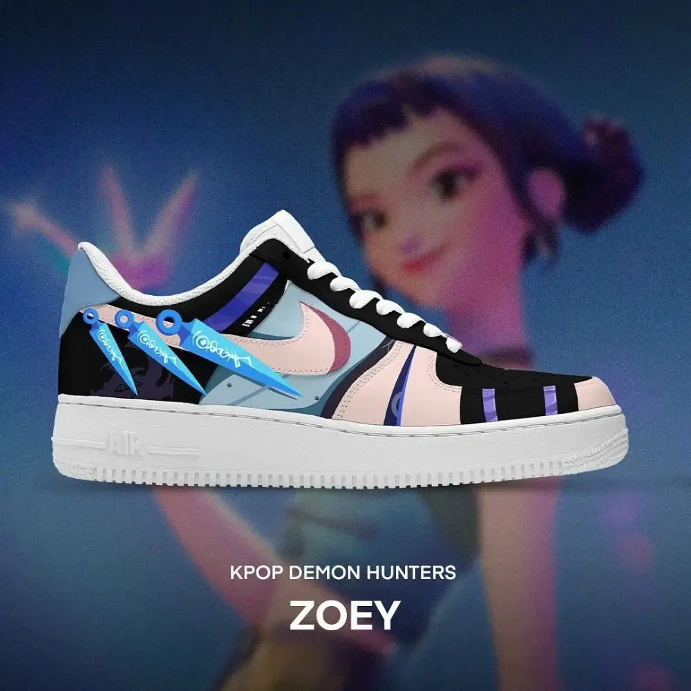 Zoey Kpop Demon Hunters Low Top Shoes