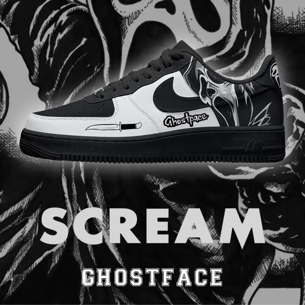 Ghostface V.2 Horror Edition Low Top Shoes