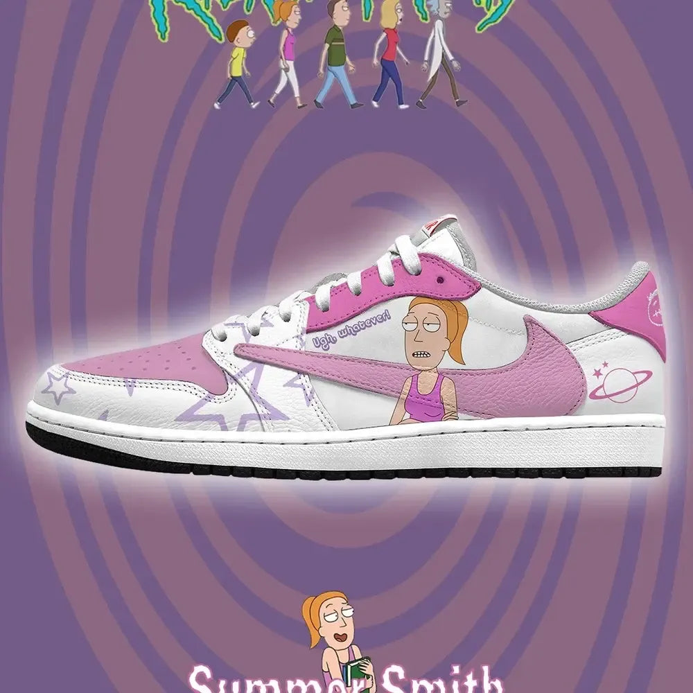 Summer Smith V.1 Rick and Morty Low Top Shoes