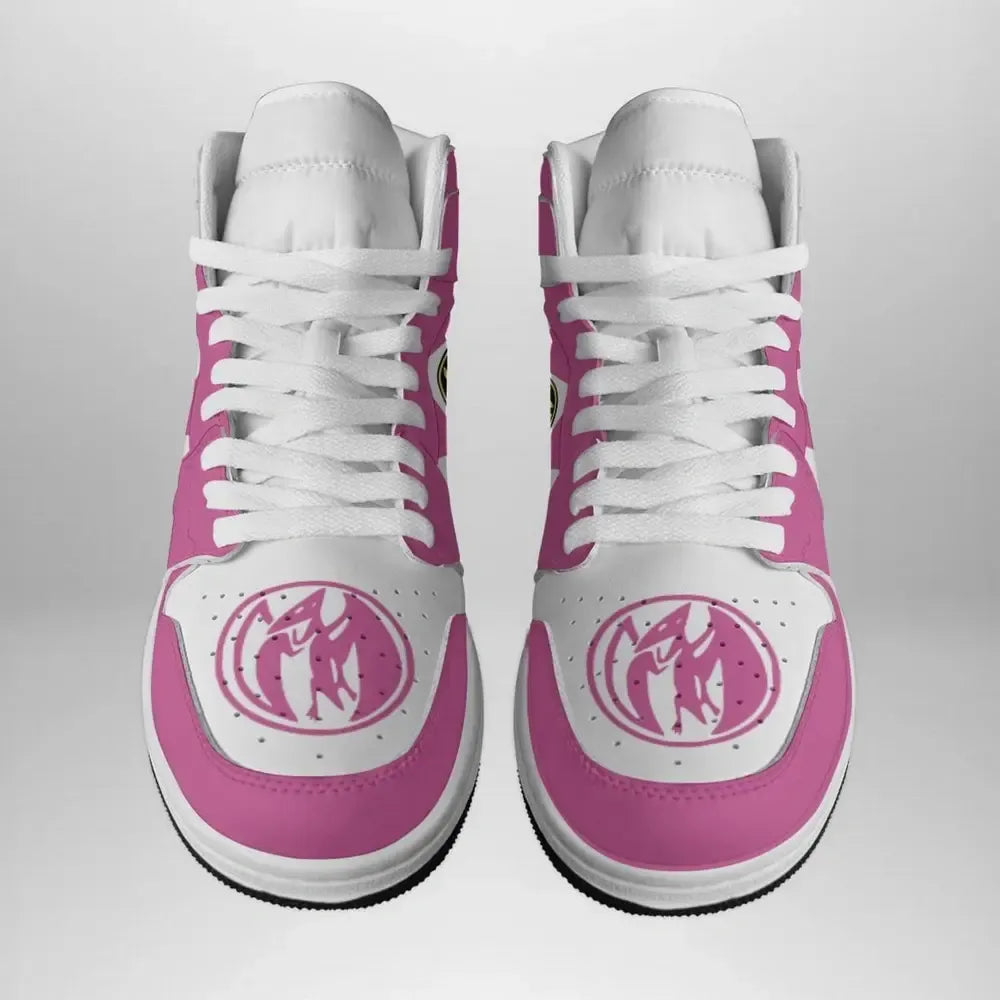 Pink Ranger Mighty Morphin Special High Top Shoes