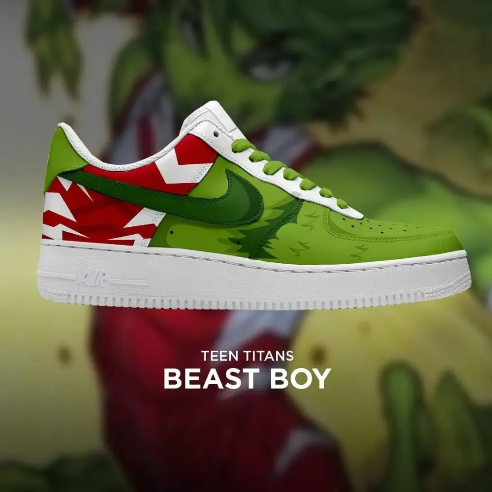 Beast Boy Teen Titans Low Top Shoes