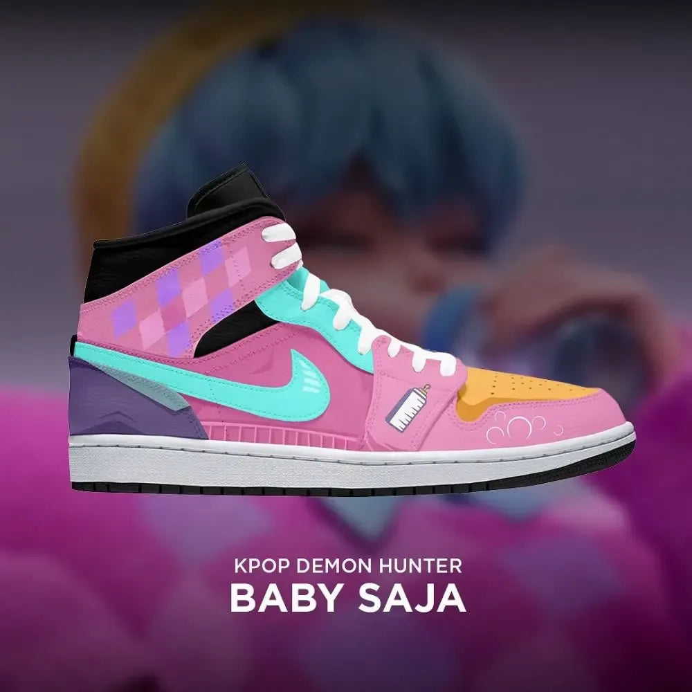 Baby Saja Kpop Demon Hunters High Top Shoes