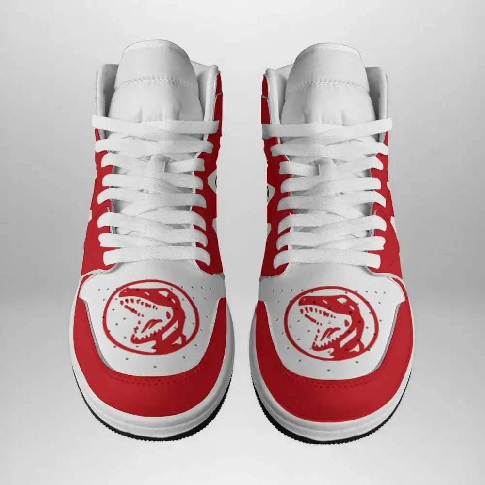Red Ranger Mighty Morphin Special High Top Shoes