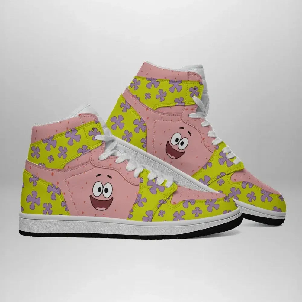Patrick Outfit Spongebob Squarepants Special High Top Shoes