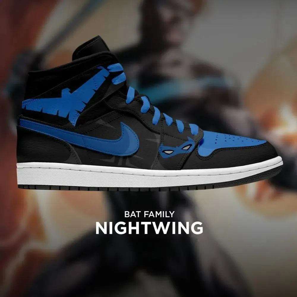 Nightwing Teen Titans High Top Shoes