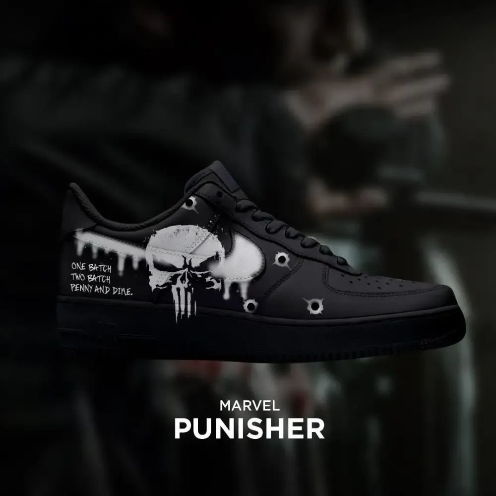 Punisher af1 Marvel Edition Low Top Shoes