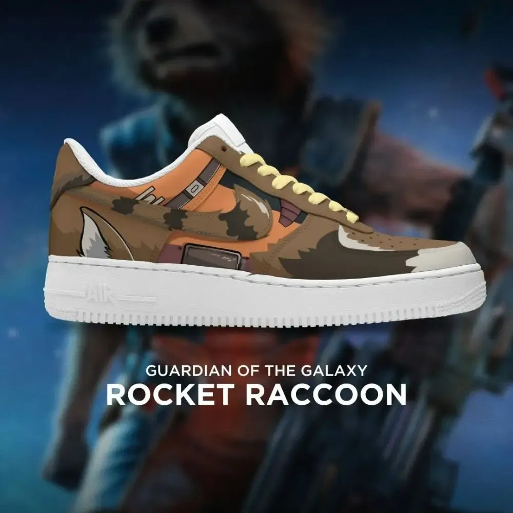 Rocket Raccoon Guardian of The Galaxy Low Top Shoes