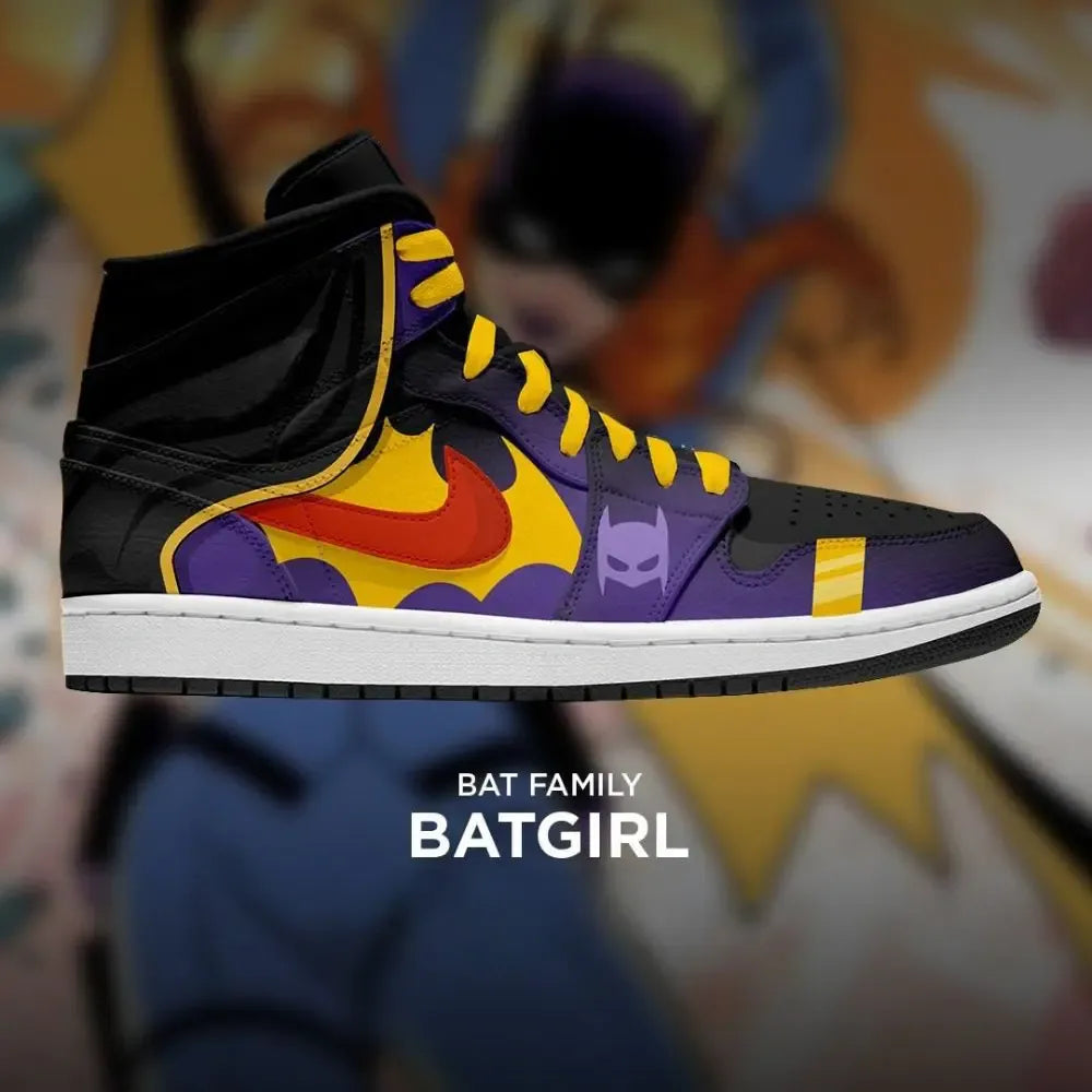Batgirl Teen Titans High Top Shoes