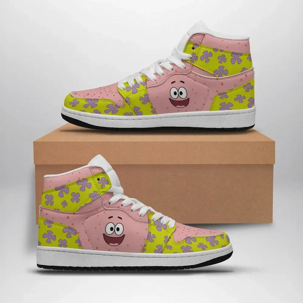 Patrick Outfit Spongebob Squarepants Special High Top Shoes