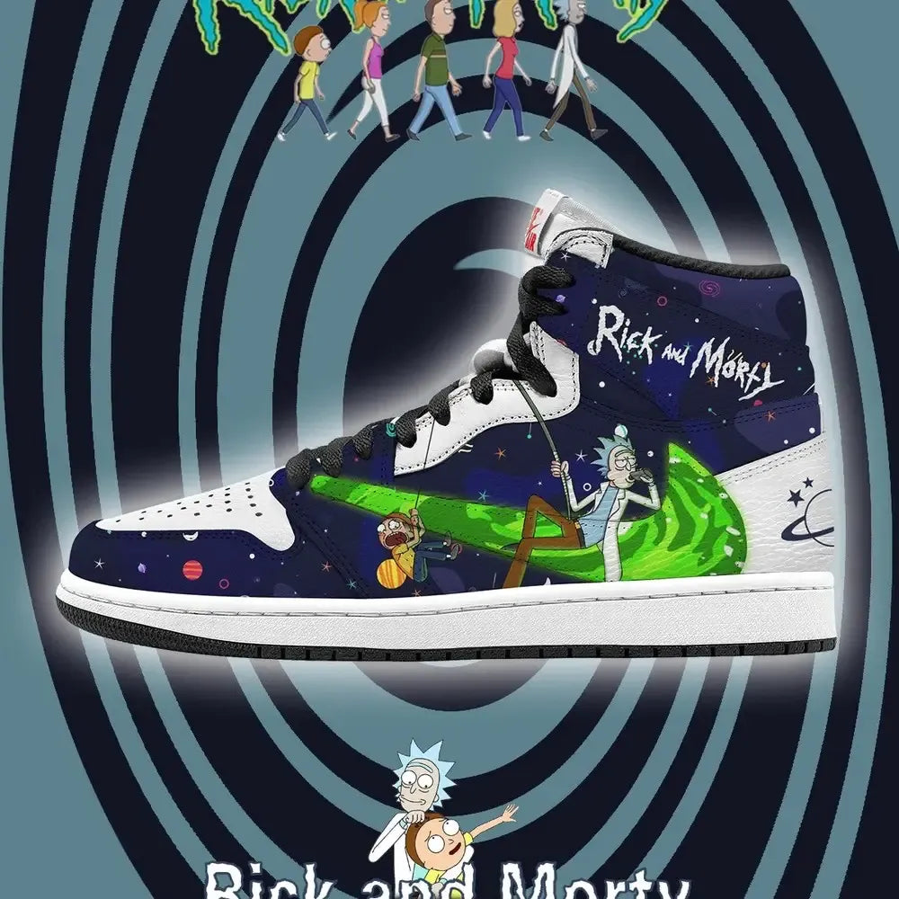 R M V.9 Rick and Morty High Top Shoes