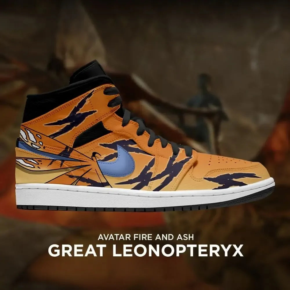 4 Avatar Fire and Ash High Top Shoes
