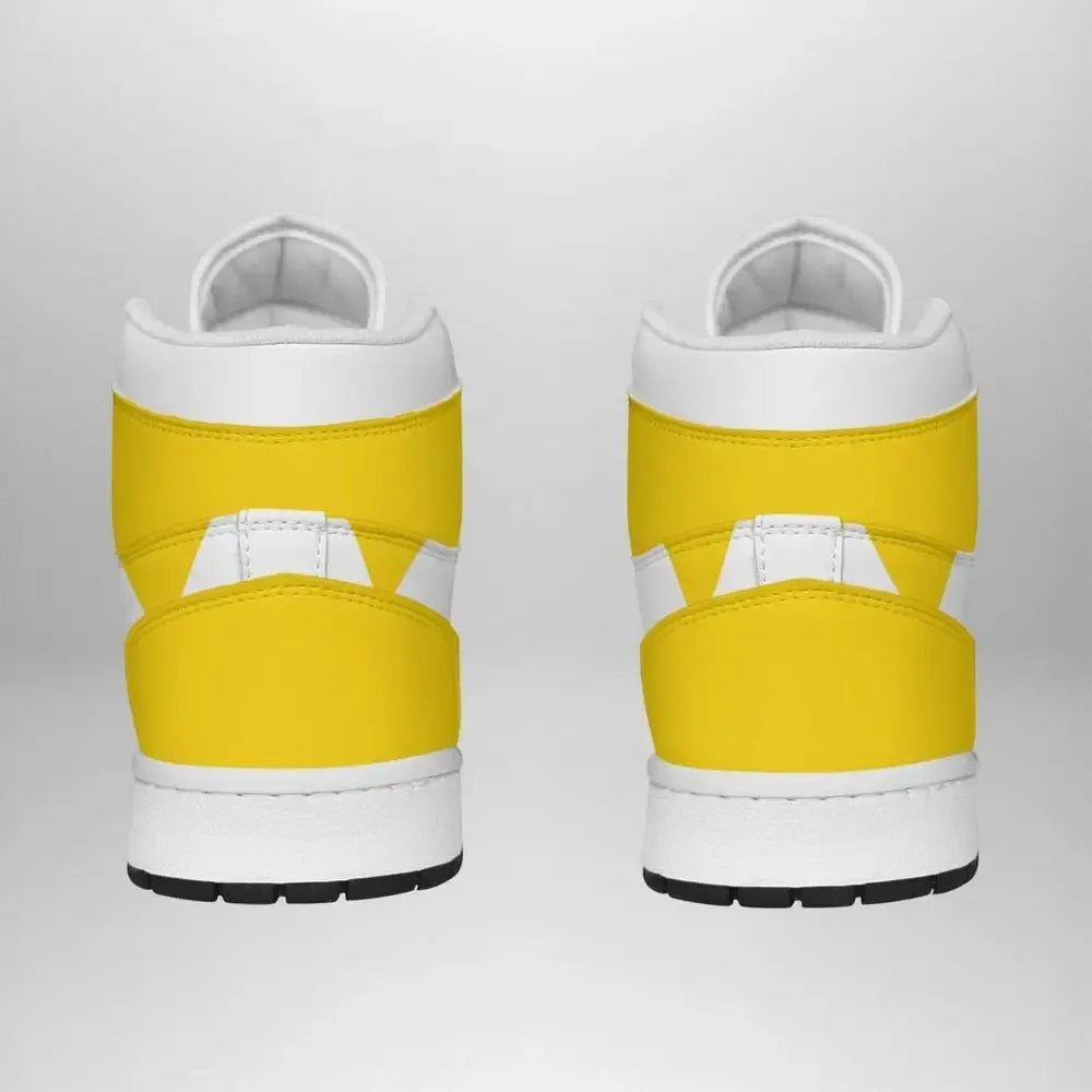 Yellow Ranger Mighty Morphin Special High Top Shoes