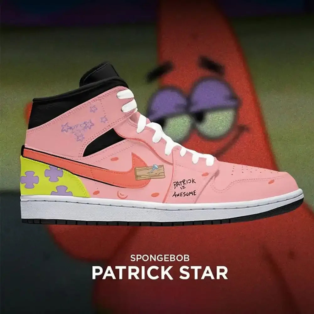 Patrick Star Spongebob Edition High Top Shoes