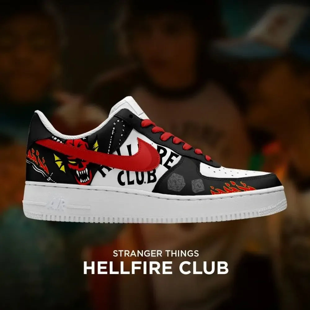 Hellfire Club V.1 Stranger Things Low Top Shoes