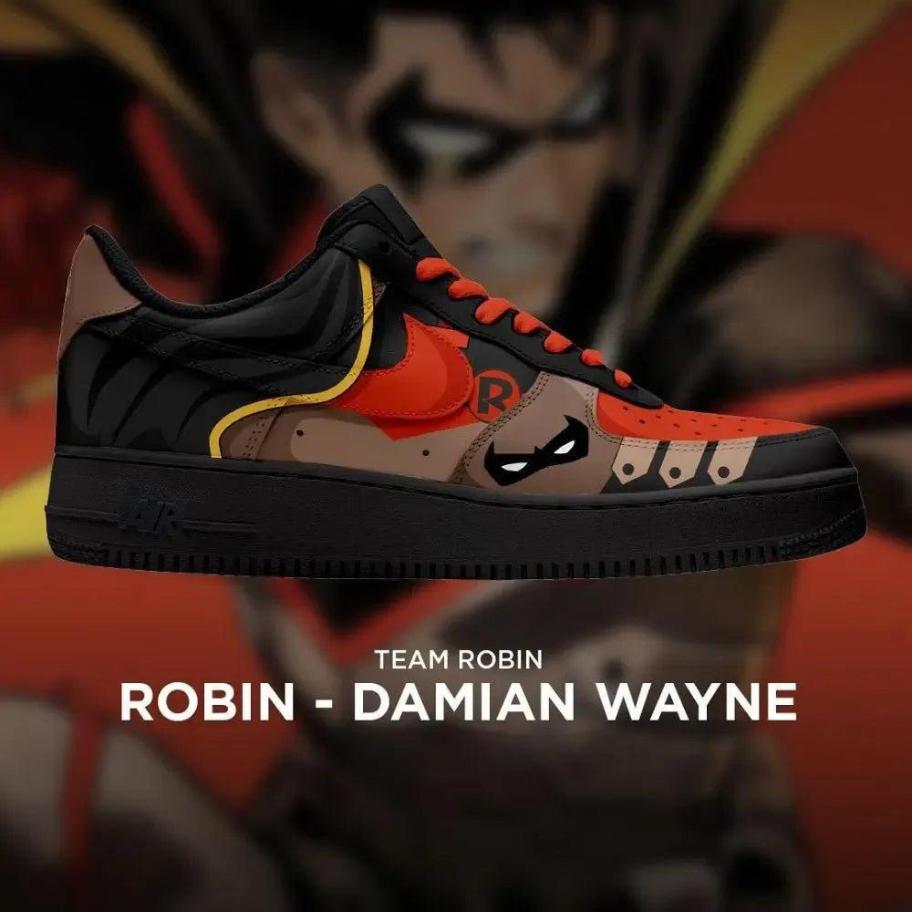 Robin Damian Wayne Teen Titans Low Top Shoes