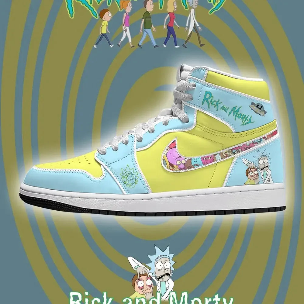 R M V.6 Rick and Morty High Top Shoes