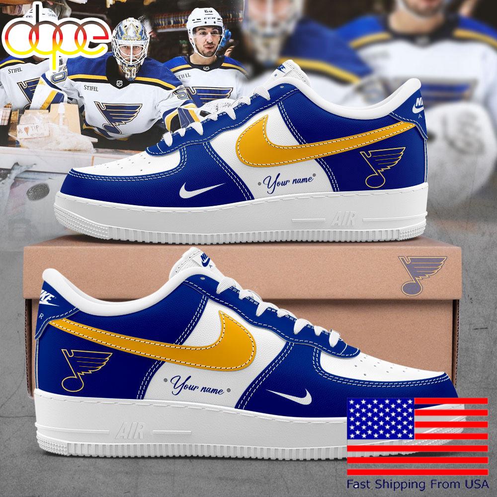 Welcome To New Seasion St Louis Blues Custom Name Air Force 1 Shoes, Best Sneakers For Walking