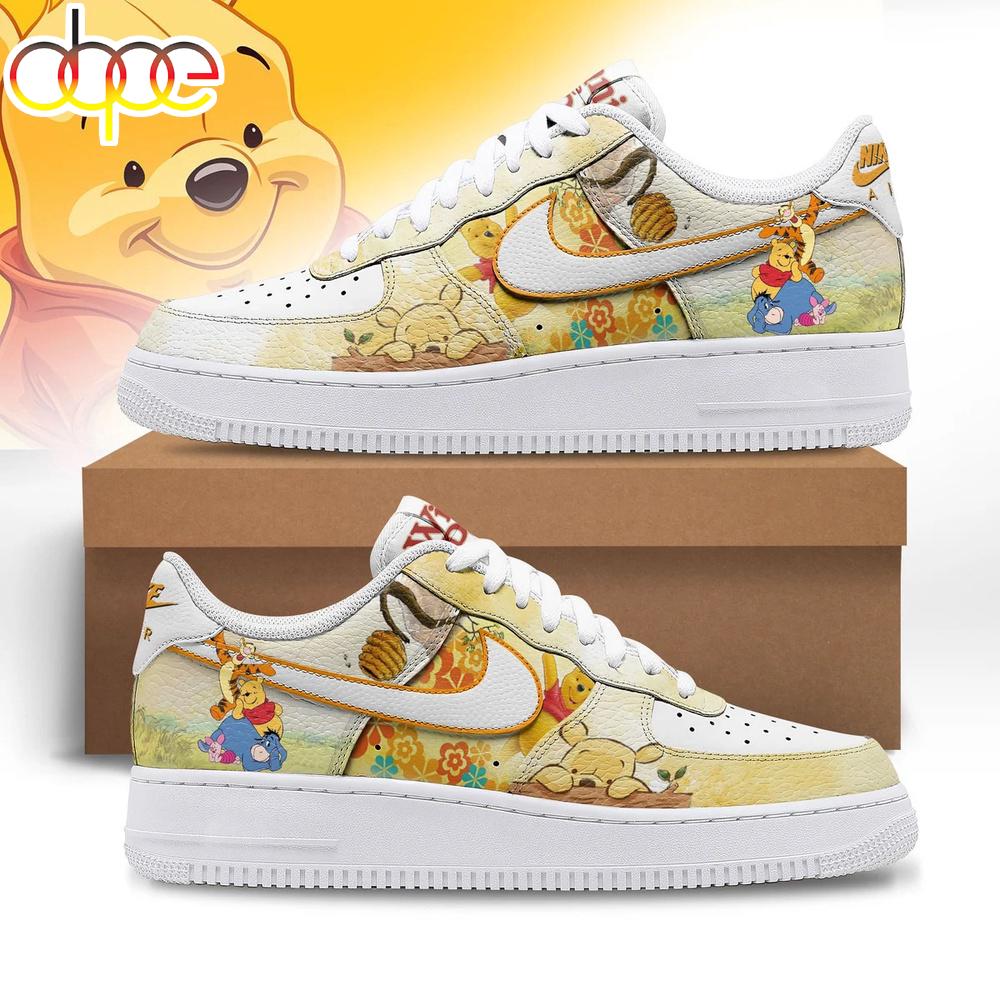 Winnie The Poor Air Force 1 Shoes For Fans